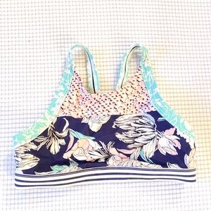 Athleta Girl Floral Bikini Top